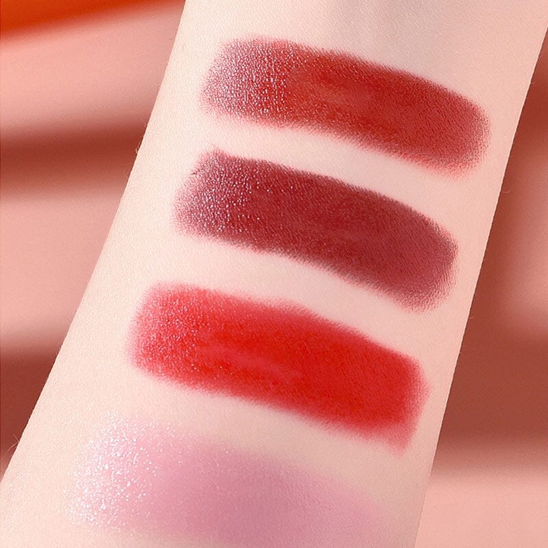 Velvet Matte Lipstick Set with Chain Bag - Image 4