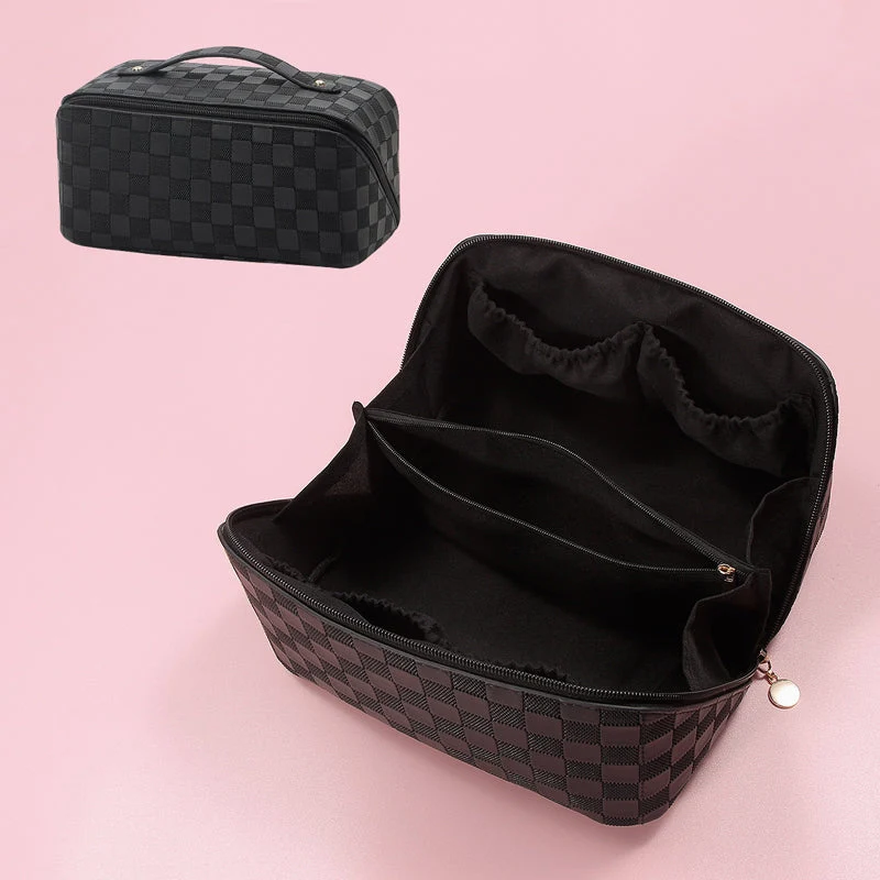 Vintage Check Cosmetic Bag - Image 11