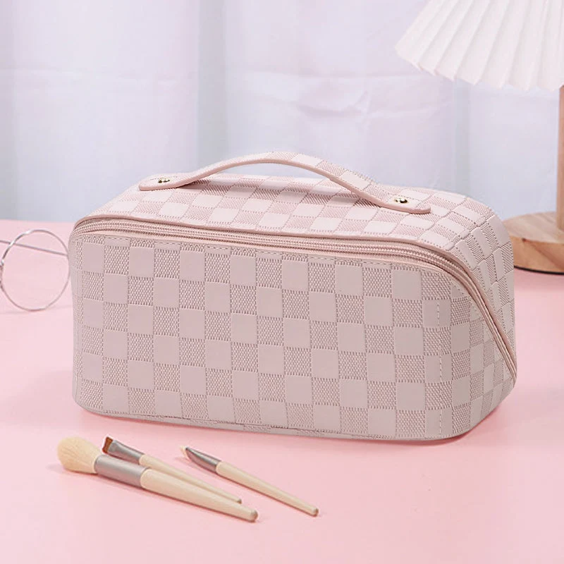 Vintage Check Cosmetic Bag - Image 13