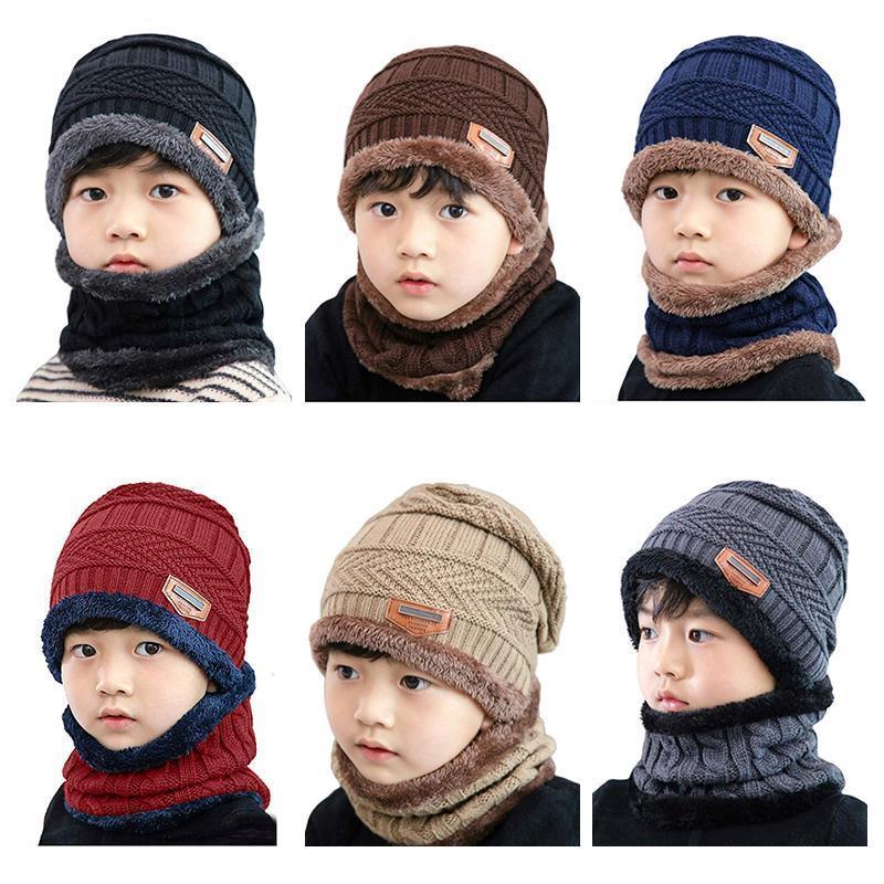 Warm Beanie Cap With Scarf - Image 9