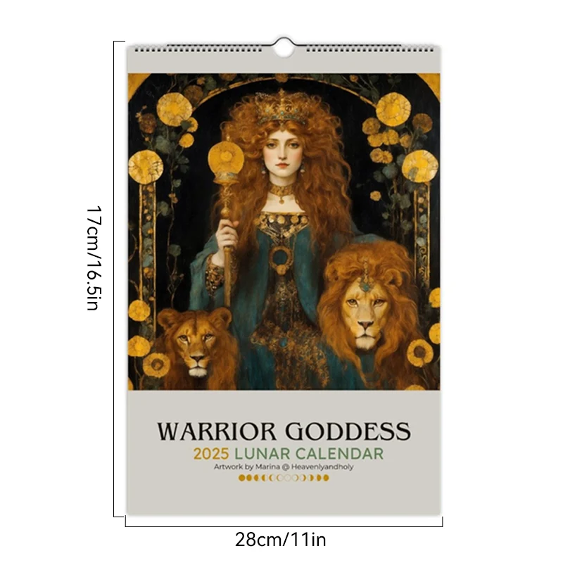 Warrior Goddess 2025 Moon Phase Calendar - Image 16