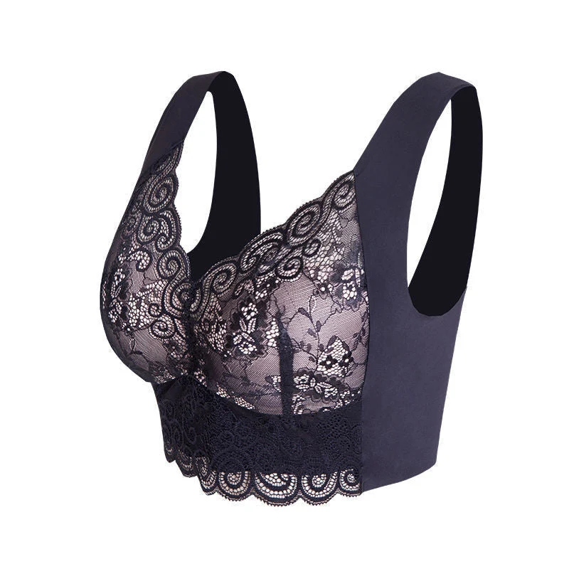 Wireless Push-up Bra In Lace - Image 4