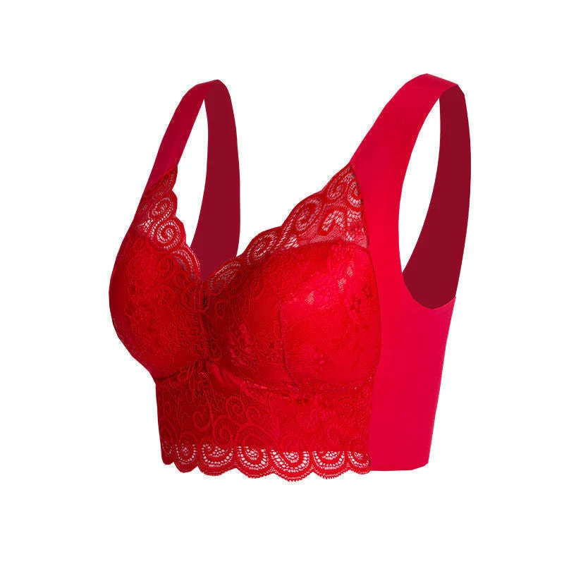 Wireless Push-up Bra In Lace - Image 9