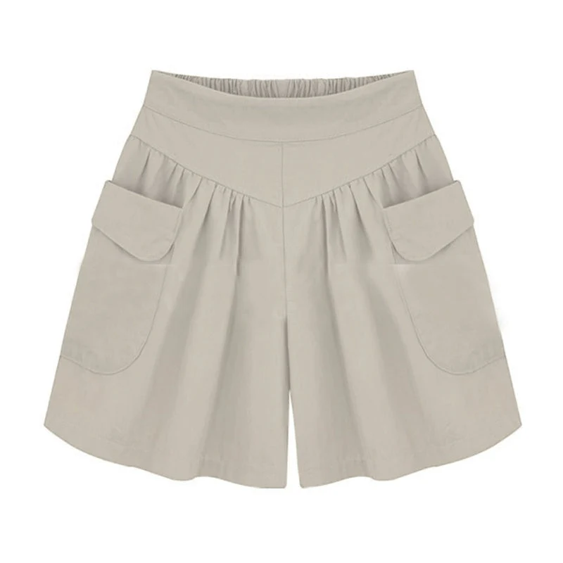 Women Beach Casual Hot Shorts with Elastic Waistband - Image 14
