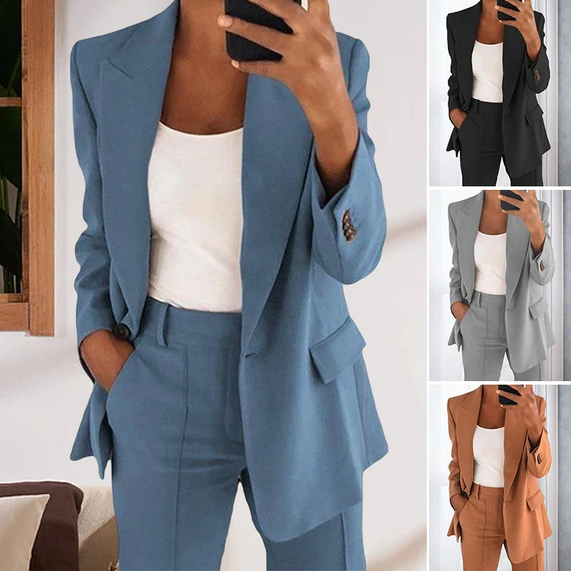 Women Long Sleeve Blazer - Image 3