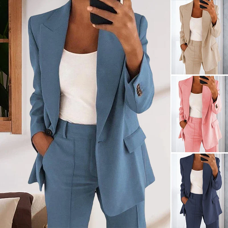 Women Long Sleeve Blazer - Image 4