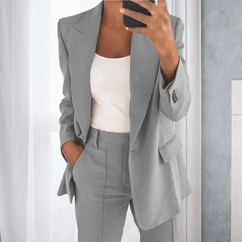 Women Long Sleeve Blazer - Image 7