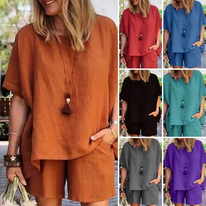 Women's Casual T-shirt Set - Image 2