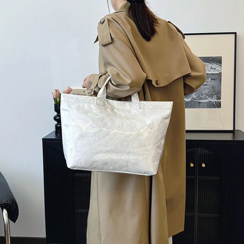 Women's Letters Print Tote Bag - Image 10
