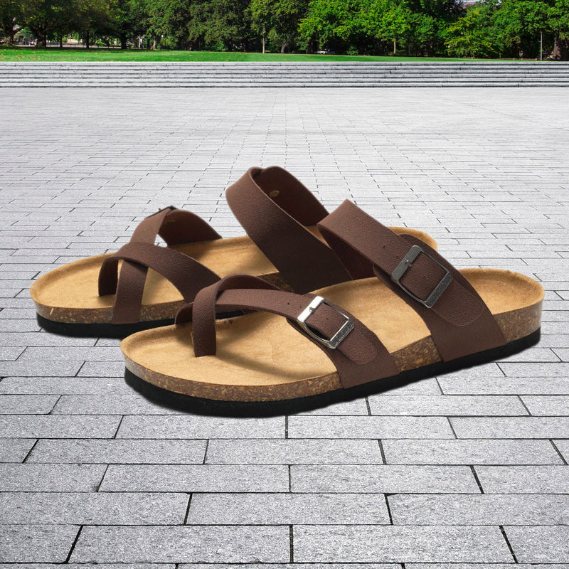 Women's Shoes with Natrual Soft Cork Footbed and Leather - Image 3