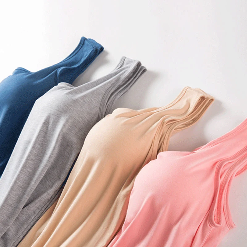 Women's Tank Top with Built-In Bra - Image 6