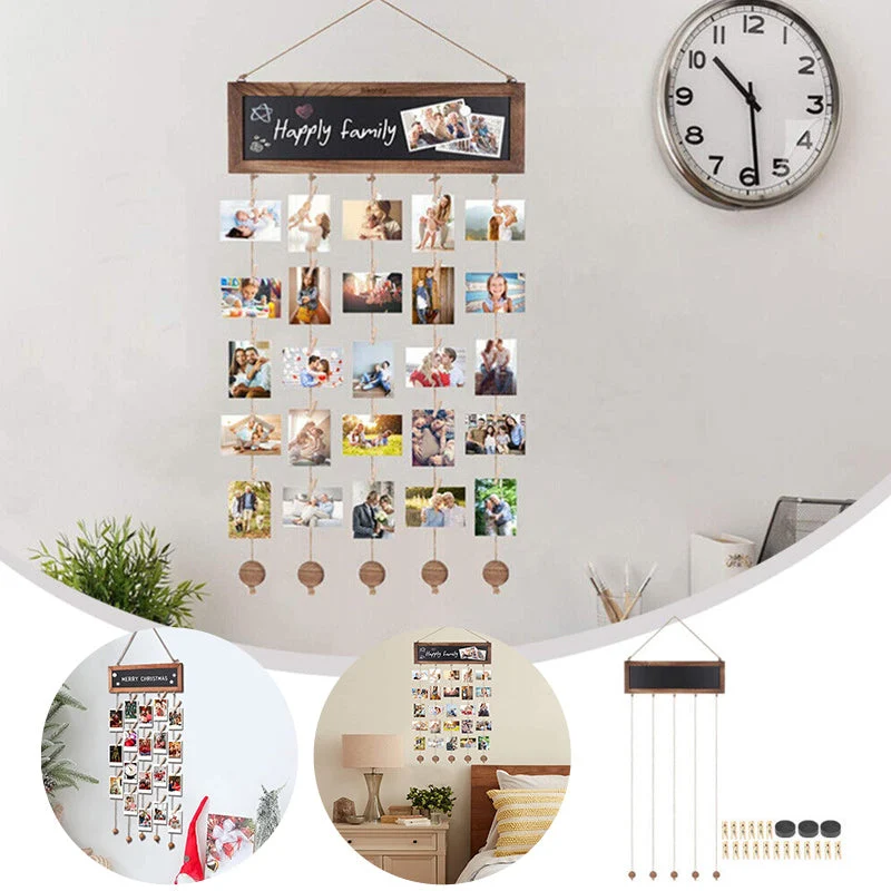Wooden Picture Frames Collage Wall Decor - Image 11