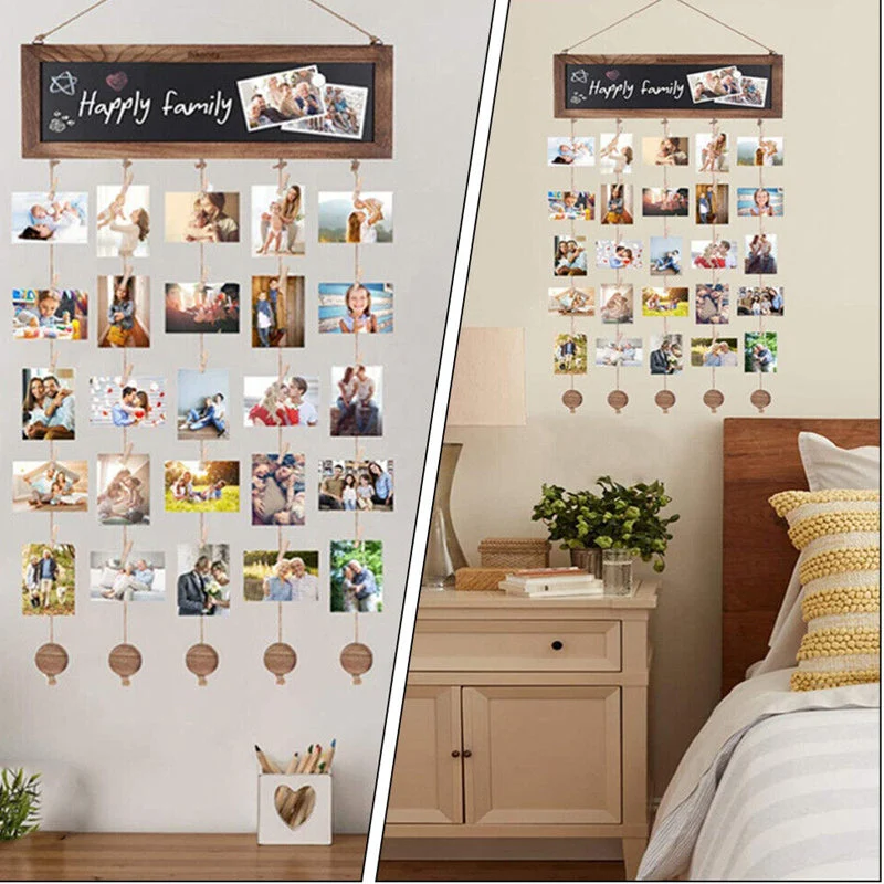 Wooden Picture Frames Collage Wall Decor - Image 8