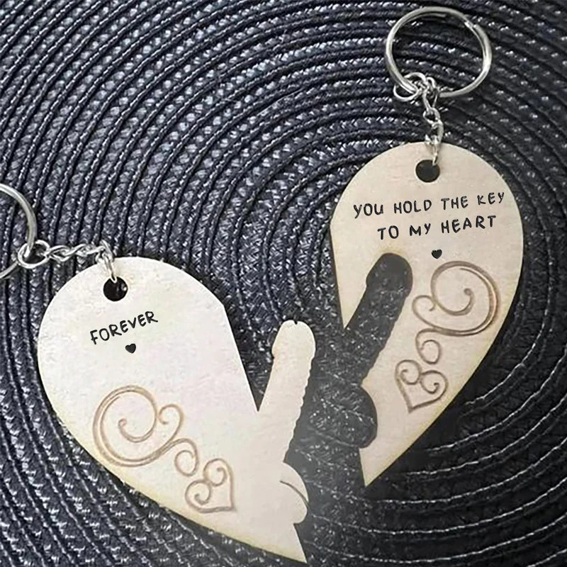 You Hold The Key to My Heart & Forever Couple Keychain - Image 7